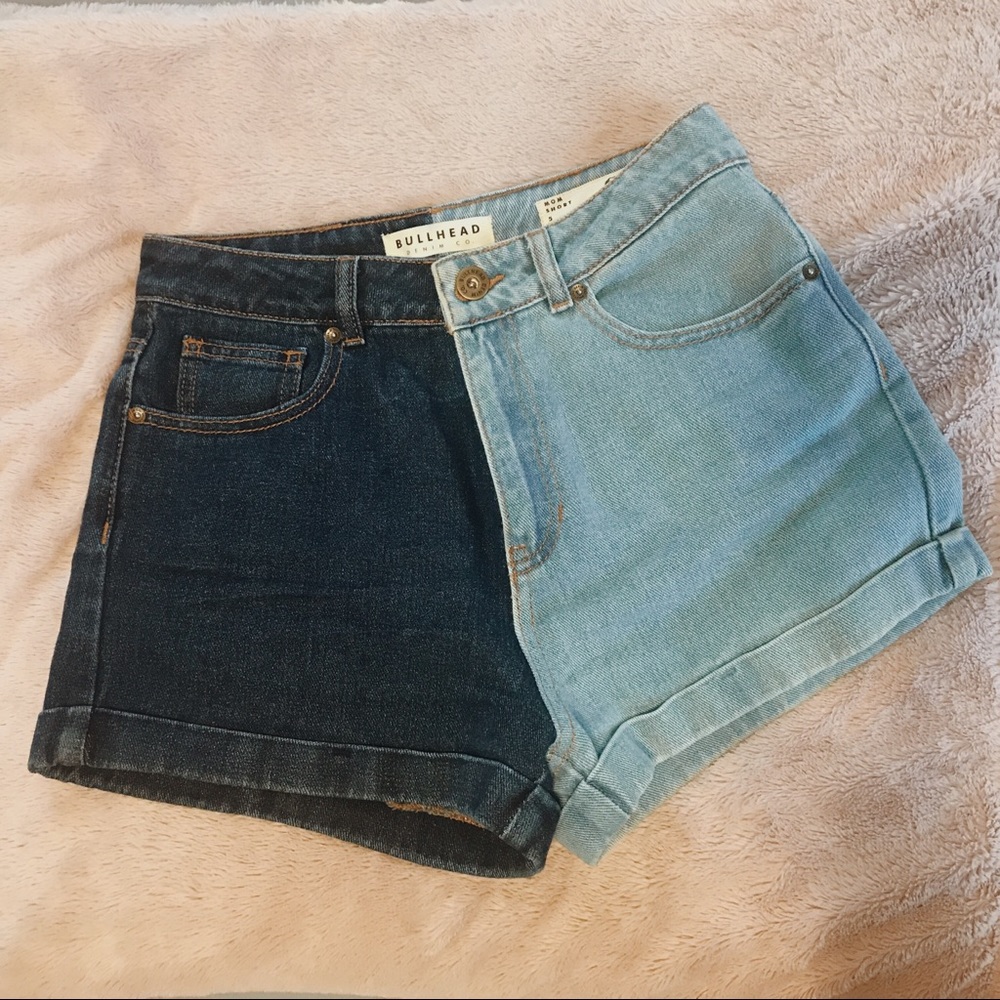 Pacsun denim mom shorts